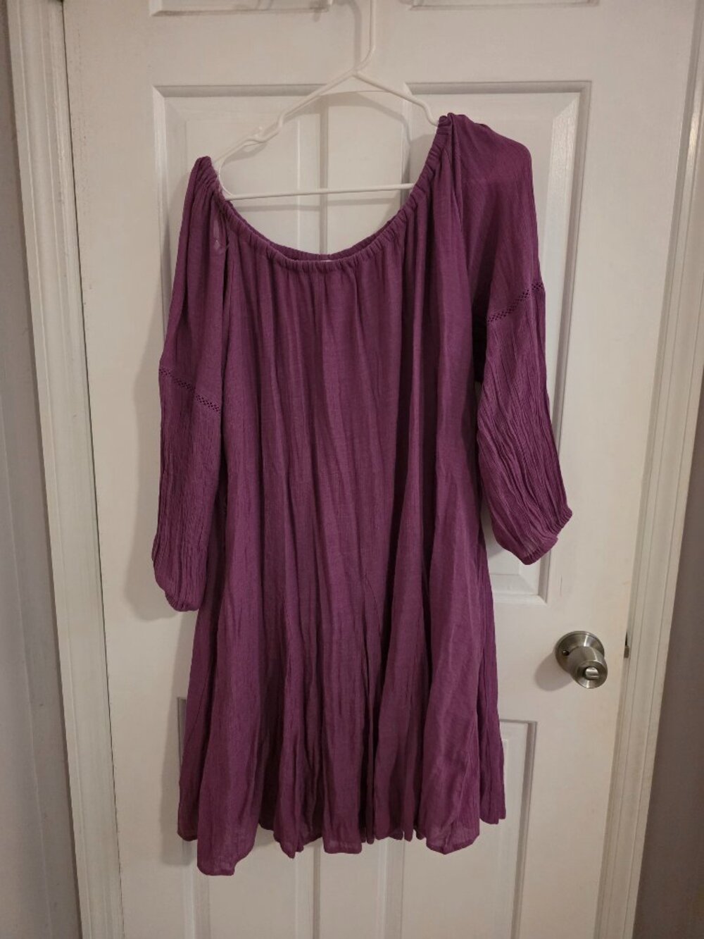 Cato Fuchsia Pink size 14/16 Long Sleeve Dress Above Knee Womens
